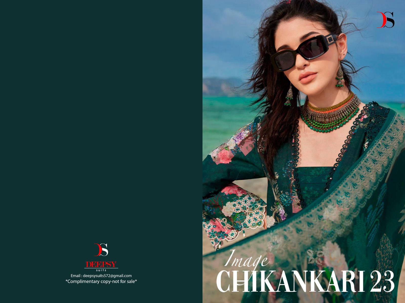 Image Chikankari collection 23 by Deepsy Pakistani Suits Catalog